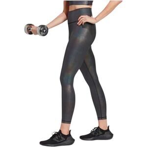 WORN ONCE adidas Performance Optime Training Shine 7/8 Leggings Womens Sz Small